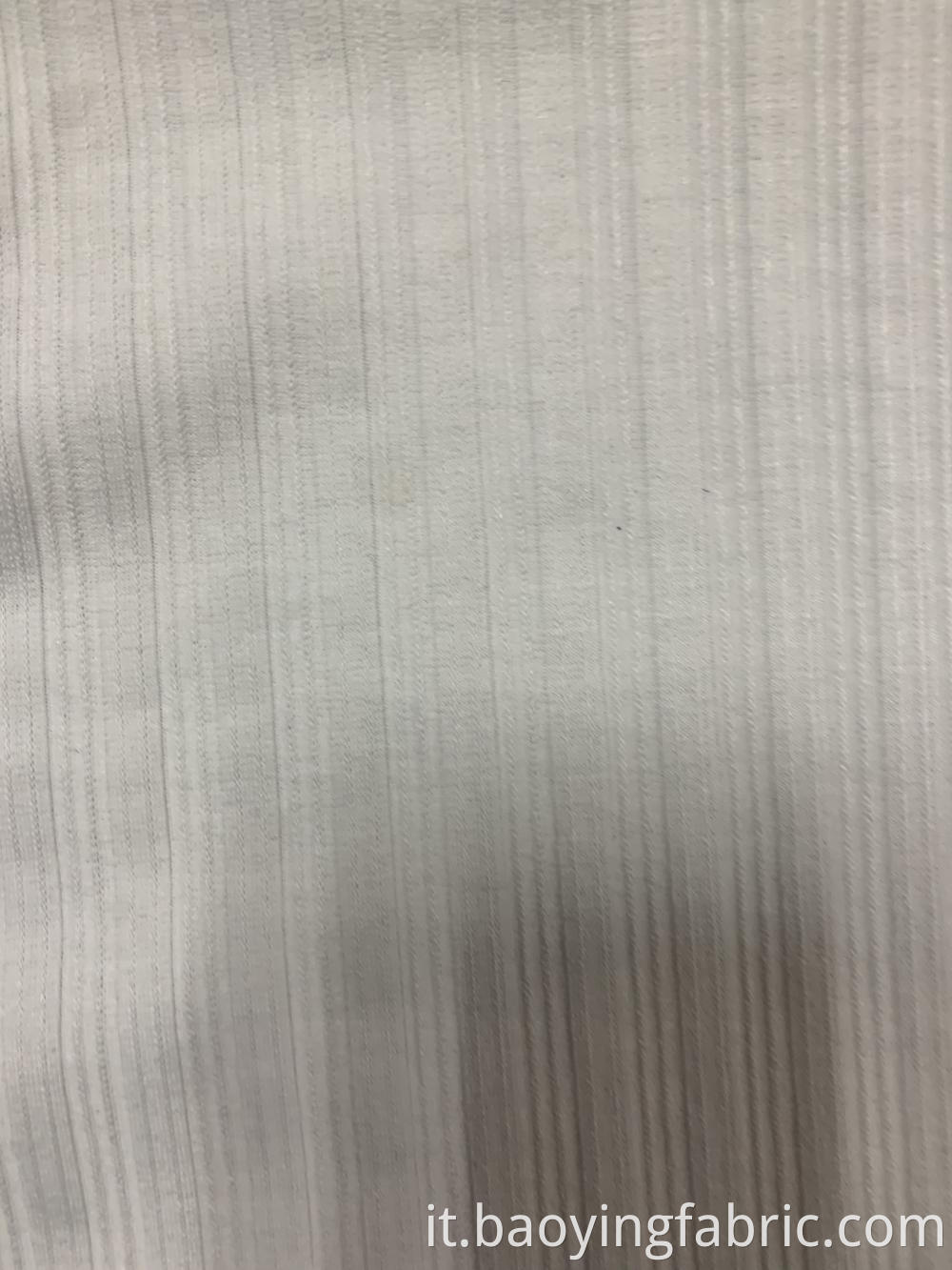 Polyester Spandex Irregular Rib Fabric